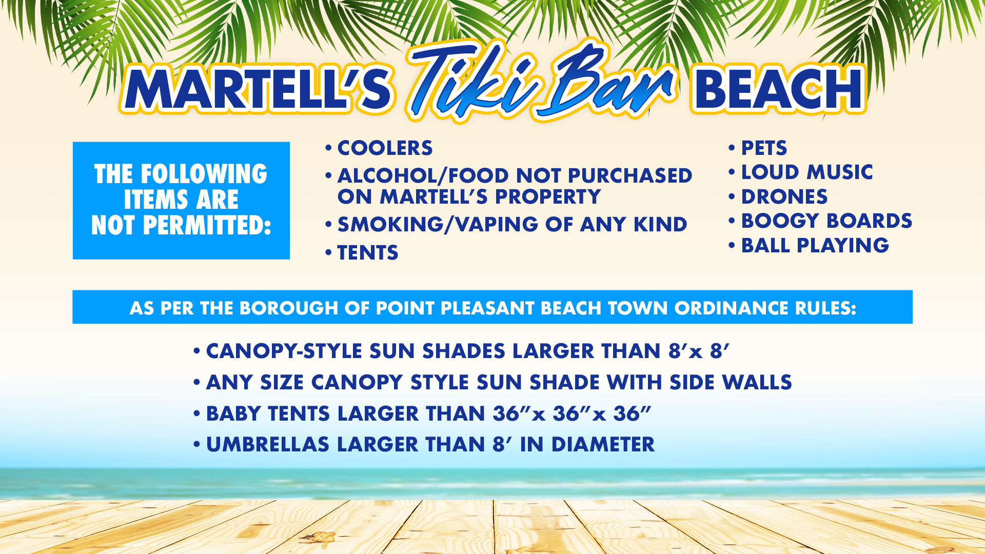 TikiBeach Rules Web